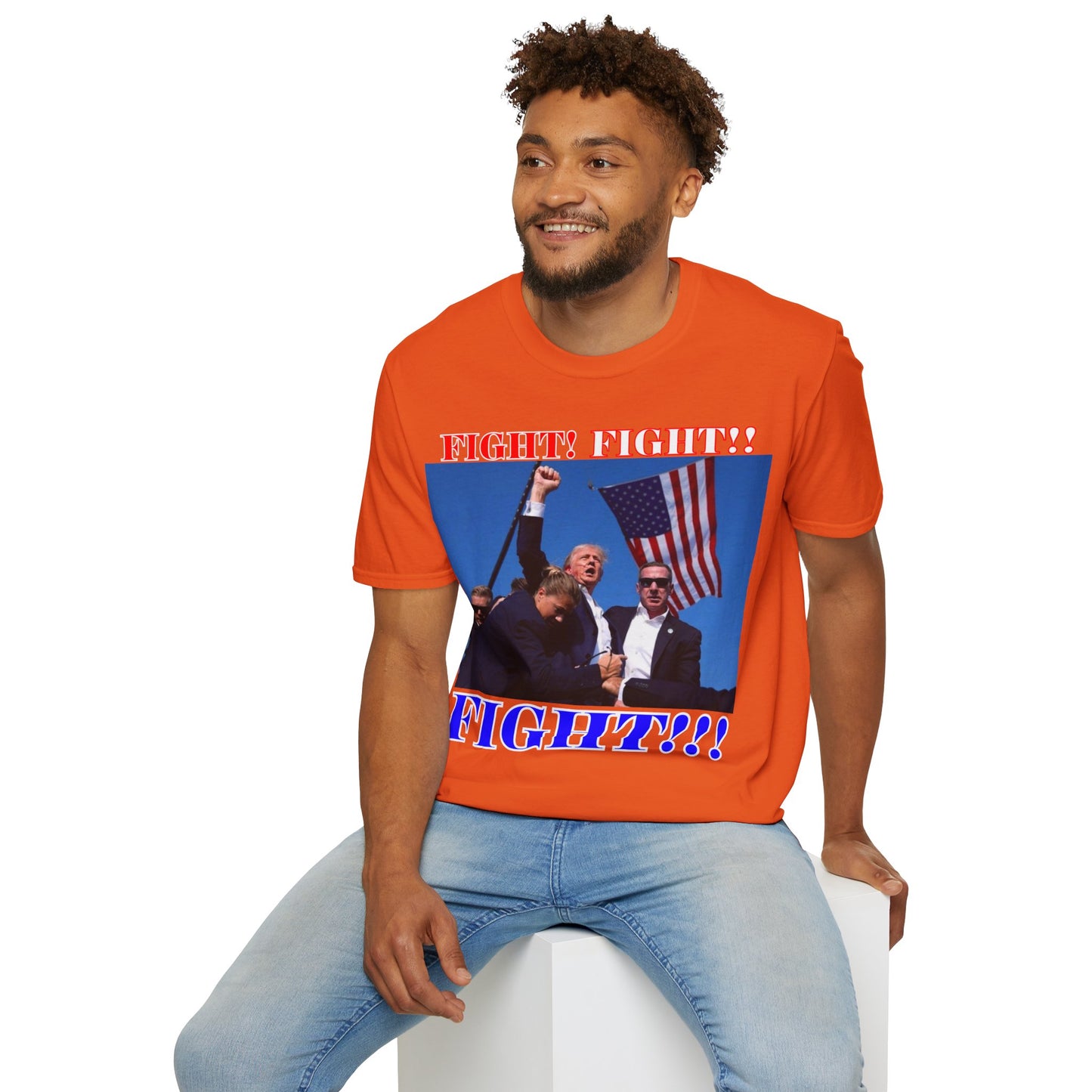 FIGHT! FIGHT!! FIGHT!!! Light colors Unisex T-Shirt by theGreenDragonTavern.shop