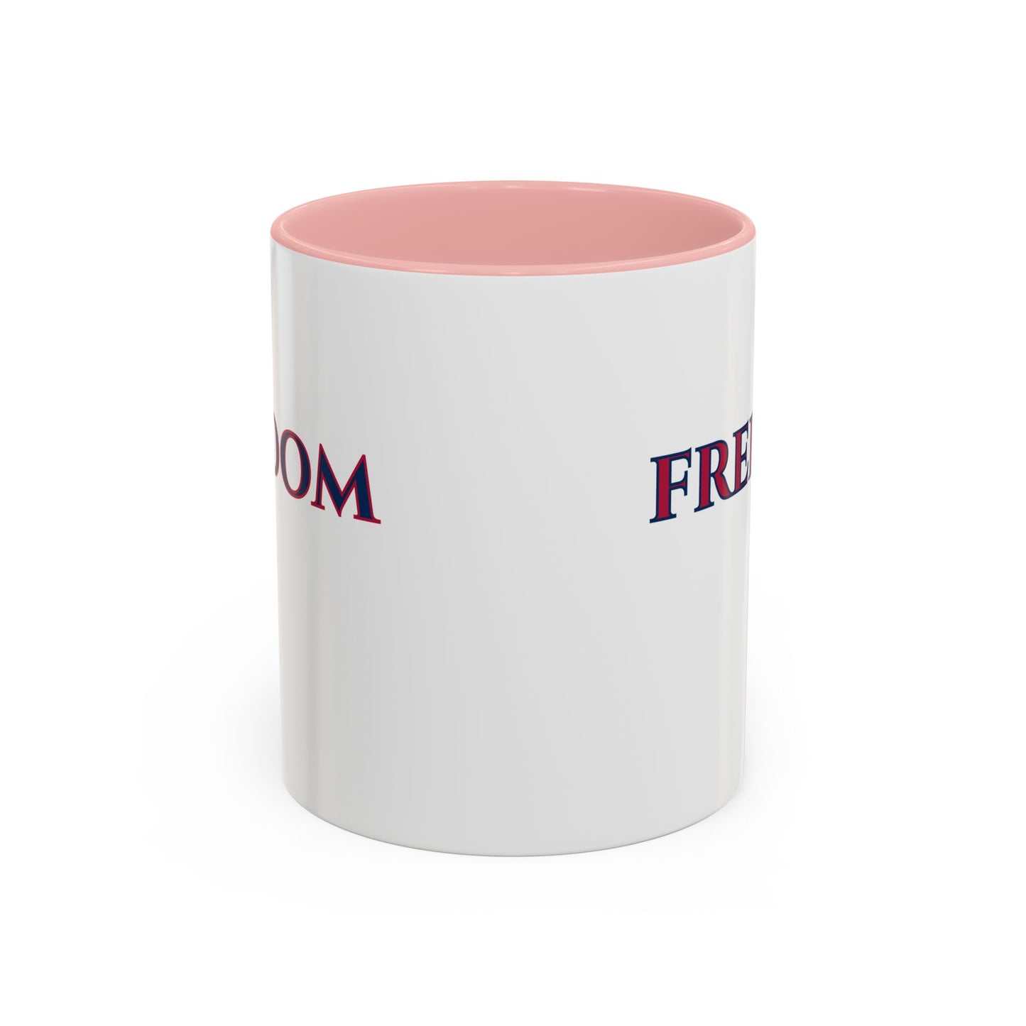 Freedom, White Accent Mug by theGreenDragonTavern.shop
