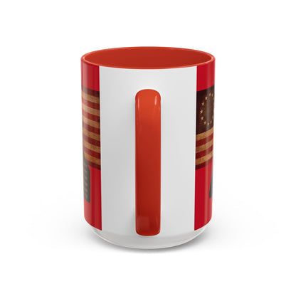 Washington's Earnest Prayer Red Accent Mug by theGreenDragonTavern.shop