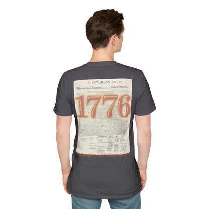 Declaration of Independence Dark colors Unisex T-Shirt by theGreenDragonTavern.shop