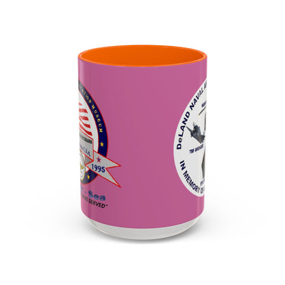 DNASM 2-sided, Founding & Student Art w/WhiteBG Pink Accent Mug by theGreenDragonTavern.shop