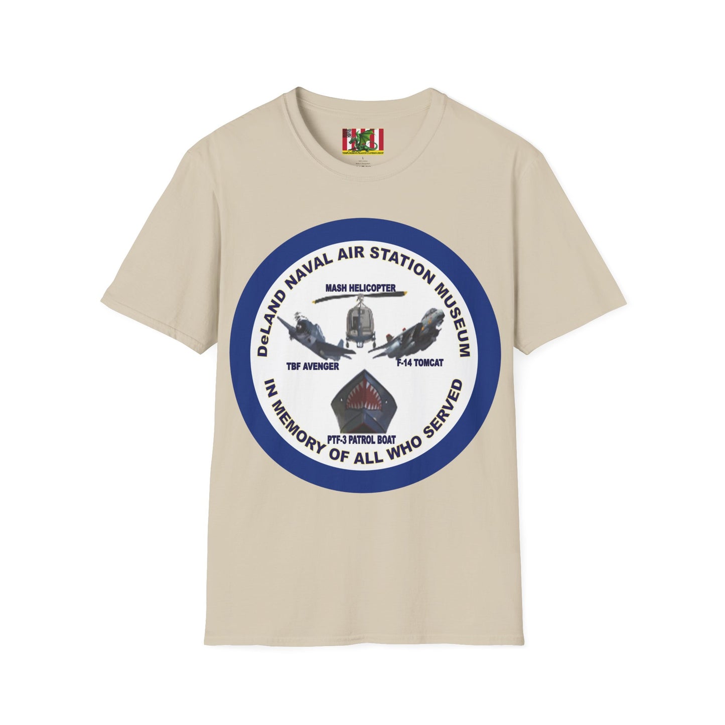 DNASM Student Art Navy Frame Lighter colors Unisex T-Shirt by theGreenDragonTavern.shop
