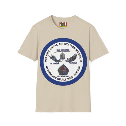 DNASM Student Art Navy Frame Lighter colors Unisex T-Shirt by theGreenDragonTavern.shop