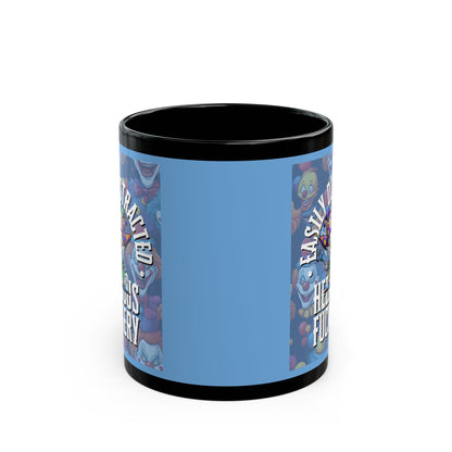 Easily Distracted by Heinous Fuckery Little Jinx Light Blue Mug by theGreenDragonTavern.shop