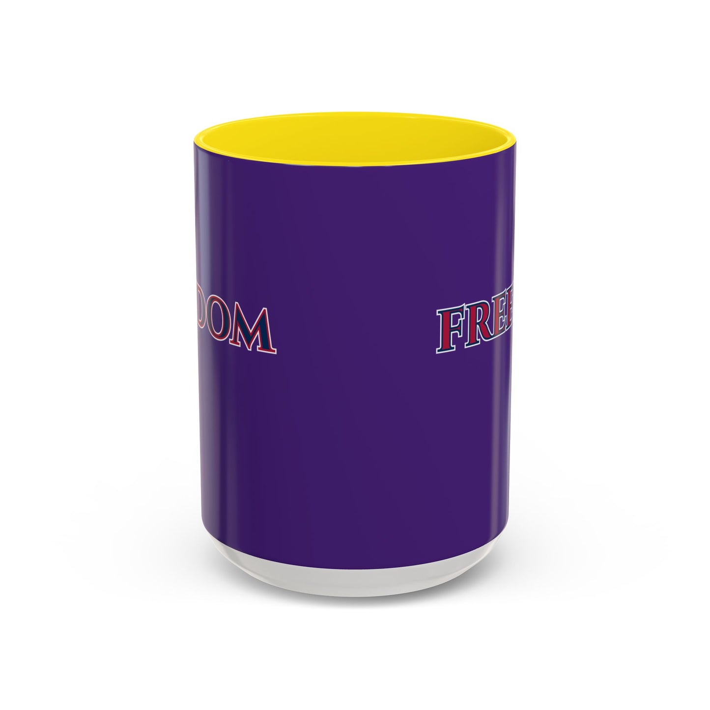 Freedom, Dark Purple Accent Mug by theGreenDragonTavern.shop