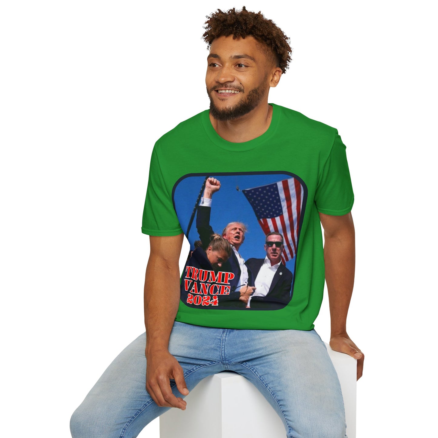 Trump and Vance 2024 Dark colors Unisex T-Shirt by theGreenDragonTavern.shop