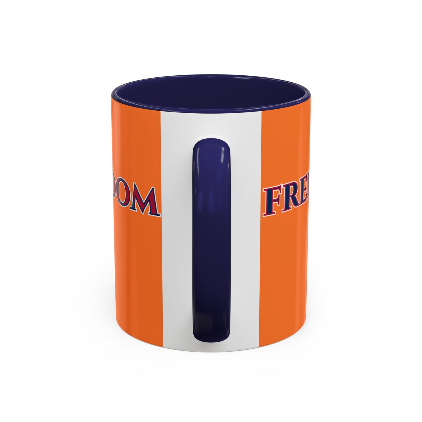 Freedom, Orange Accent Mug by theGreenDragonTavern.shop