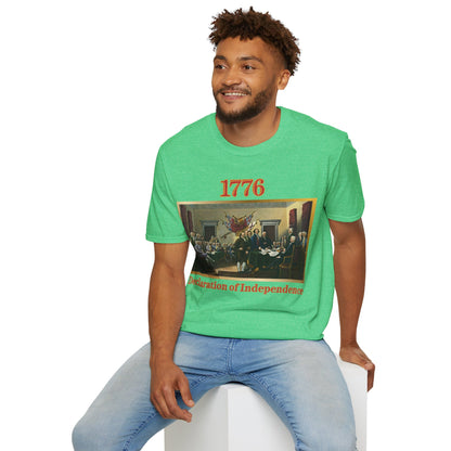 Declaration of Independence Dark colors Unisex T-Shirt by theGreenDragonTavern.shop