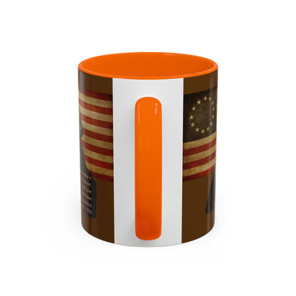 Washington's Earnest Prayer Brown Accent Mug by theGreenDragonTavern.shop