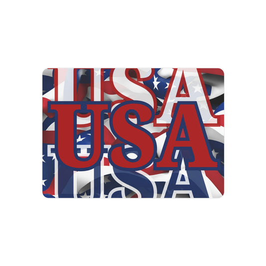 USA! USA! USA Red Center Metal Art Sign by theGreenDragonTavern.shop