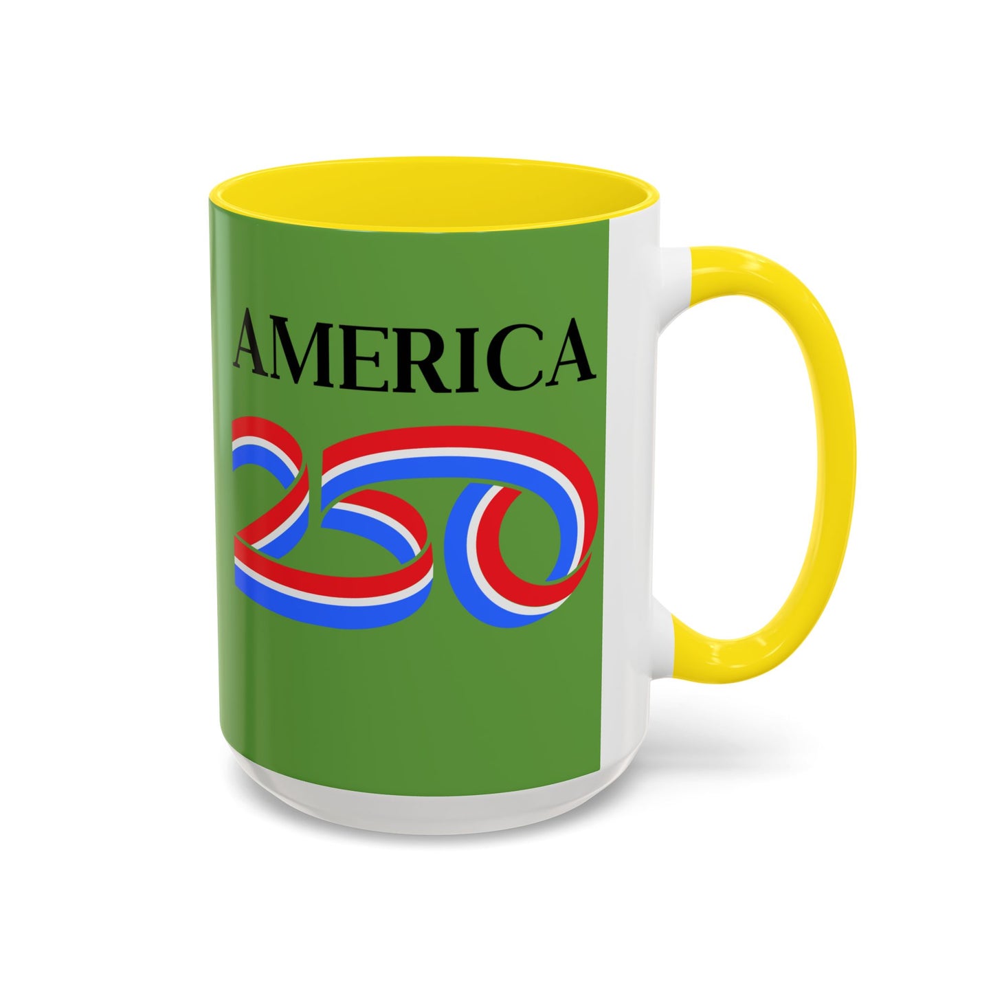 America 250 Green Accent Mug by theGreenDragonTavern.shop