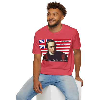 Patrick Henry Light colors Unisex T-Shirt by theGreenDragonTavern.shop