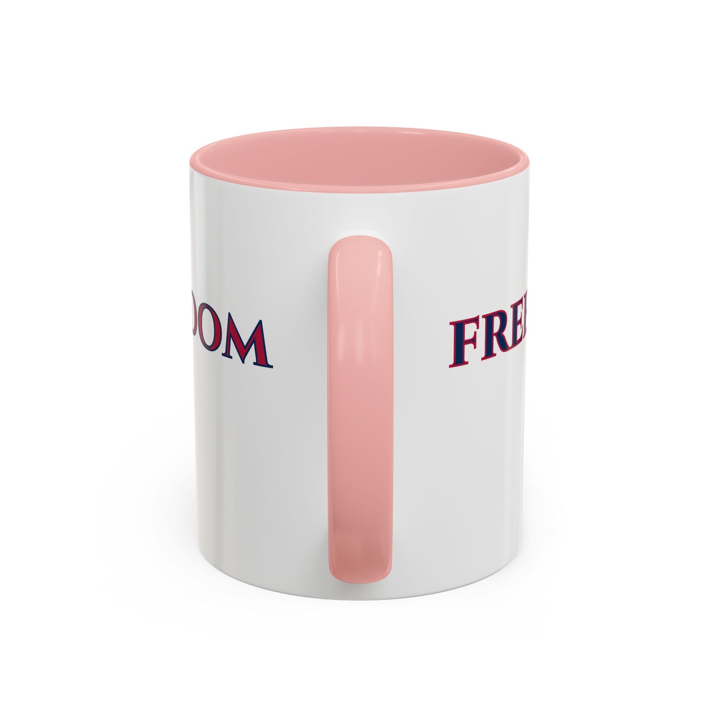 Freedom, White Accent Mug by theGreenDragonTavern.shop