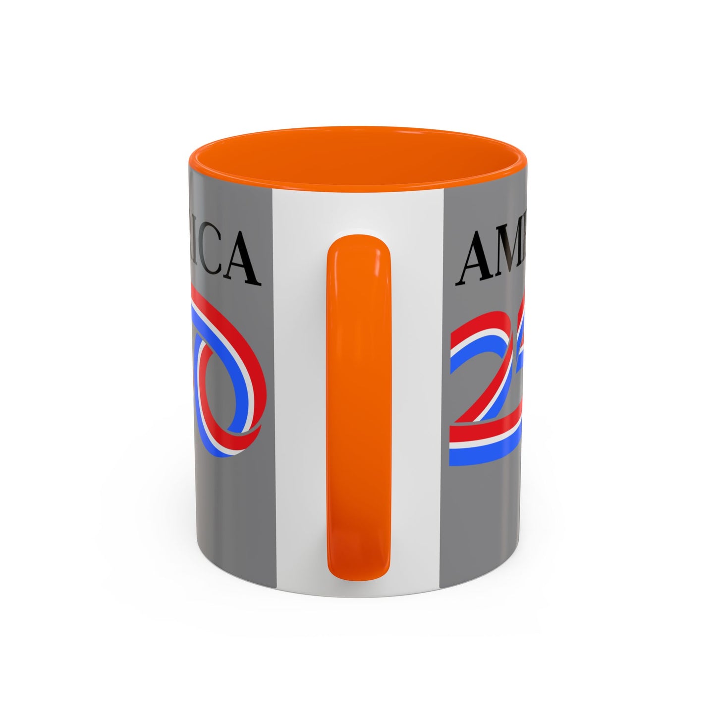 America 250 Grey Accent Mug by theGreenDragonTavern.shop