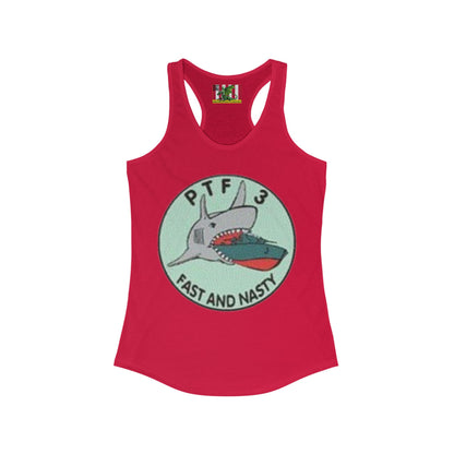DNASM PTF-3 Women's Racerback Tank Top by theGreenDragonTavern.shop
