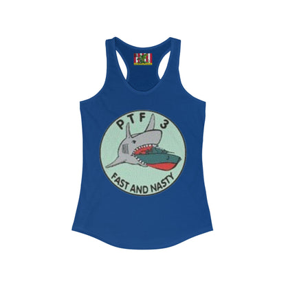 DNASM PTF-3 Women's Racerback Tank Top by theGreenDragonTavern.shop