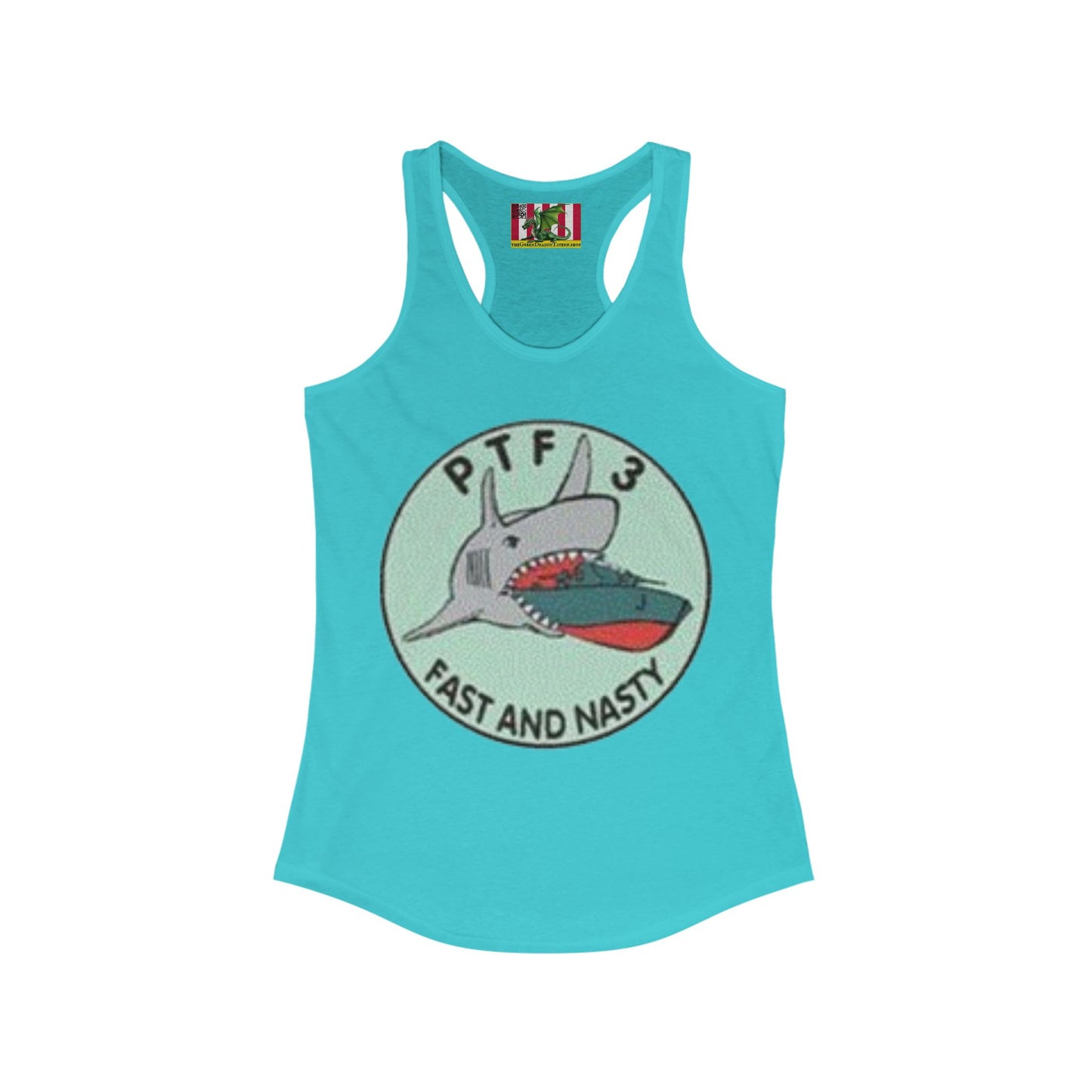 DNASM PTF-3 Women's Racerback Tank Top by theGreenDragonTavern.shop