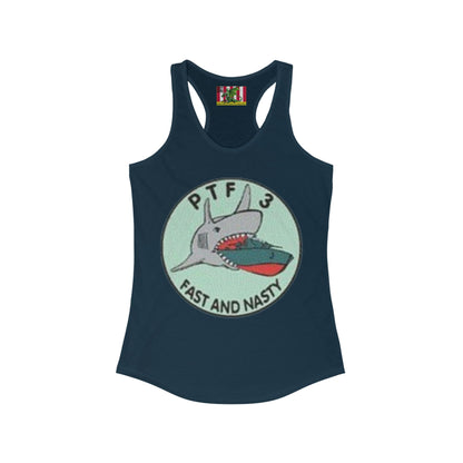 DNASM PTF-3 Women's Racerback Tank Top by theGreenDragonTavern.shop