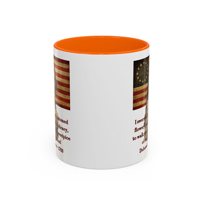 Deborah Sampson, America's Mulan White Accent Mug by theGreenDragonTavern.shop