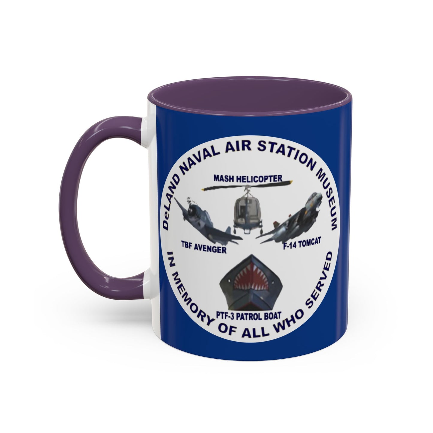 DNASM Student Art Blue Accent Mug by theGreenDragonTavern.shop
