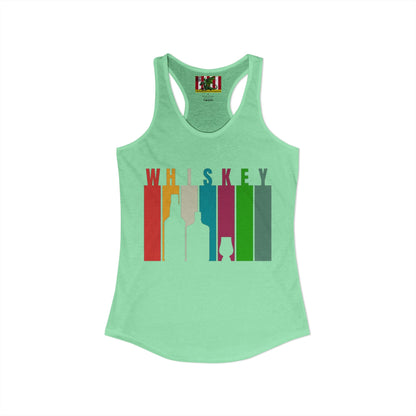 Whiskey spelled with an 'e' Women's Racerback Tank Top by theGreenDragonTavern.shop