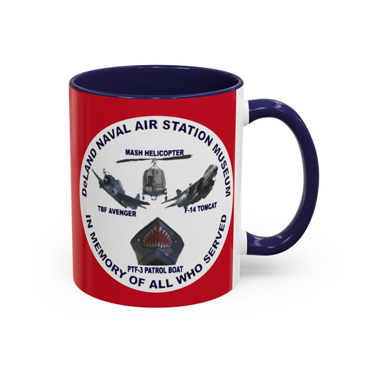 DNASM 2-sided, Founding & Student Art w/WhiteBG Red Accent Mug by theGreenDragonTavern.shop