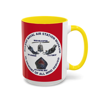 DNASM 2-sided, Founding & Student Art w/WhiteBG Red Accent Mug by theGreenDragonTavern.shop