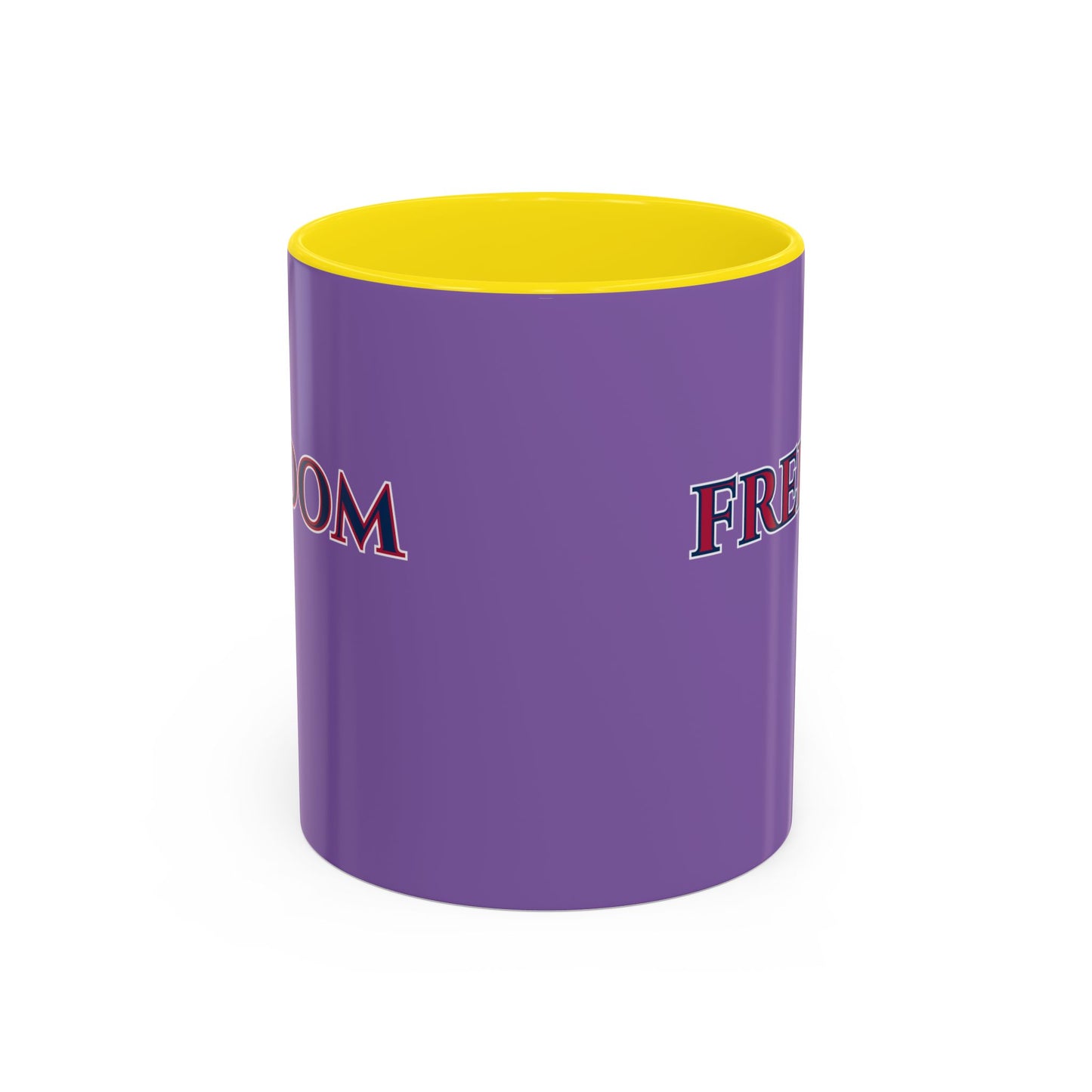 Freedom, Light Purple Accent Mug by theGreenDragonTavern.shop