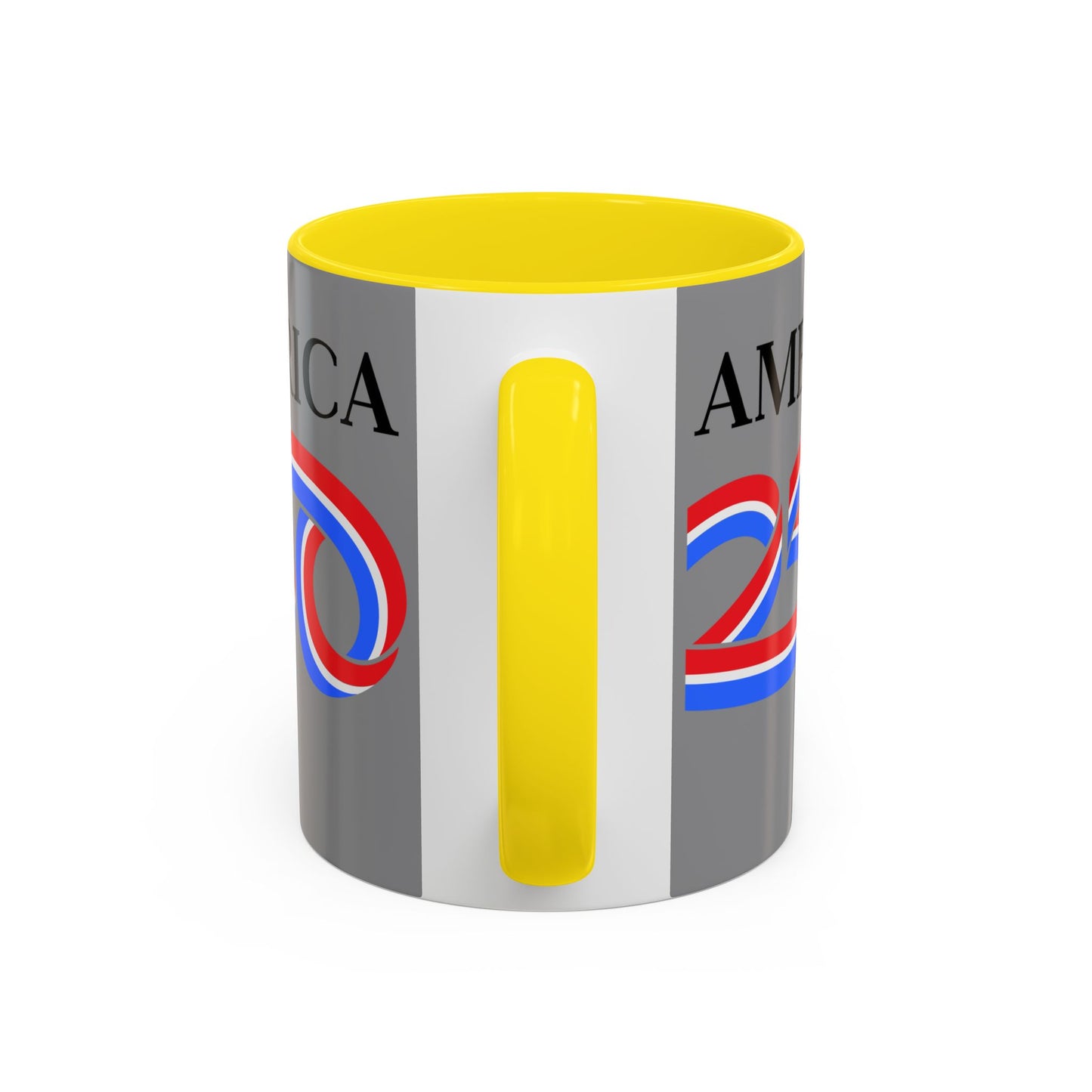 America 250 Grey Accent Mug by theGreenDragonTavern.shop