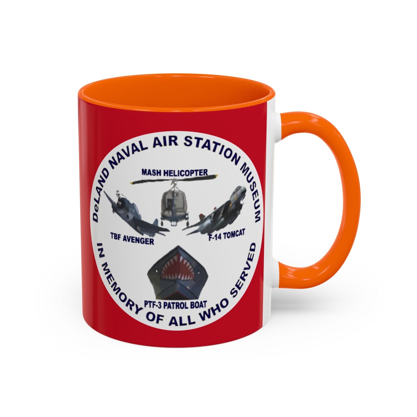 DNASM 2-sided, Founding & Student Art w/WhiteBG Red Accent Mug by theGreenDragonTavern.shop
