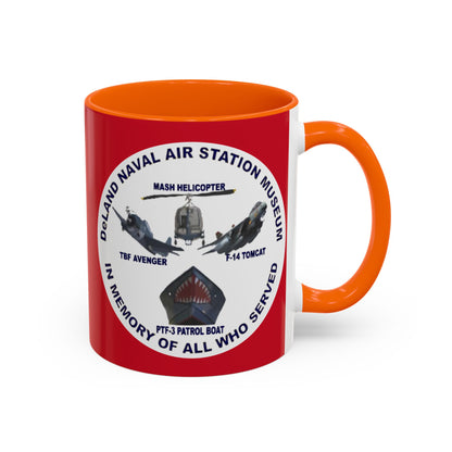 DNASM 2-sided, Founding & Student Art w/WhiteBG Red Accent Mug by theGreenDragonTavern.shop