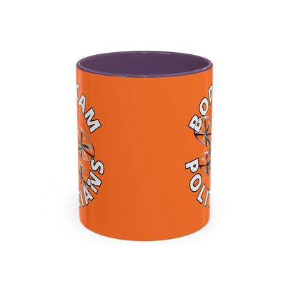 Bodycam the Politicians Drone Orange Accent Mug by theGreenDragonTavern.shop