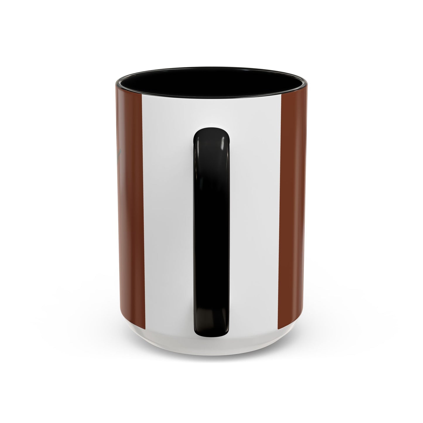 Hula Girl Packin' Heat Brown Accent Mug by theGreenDragonTavern.shop