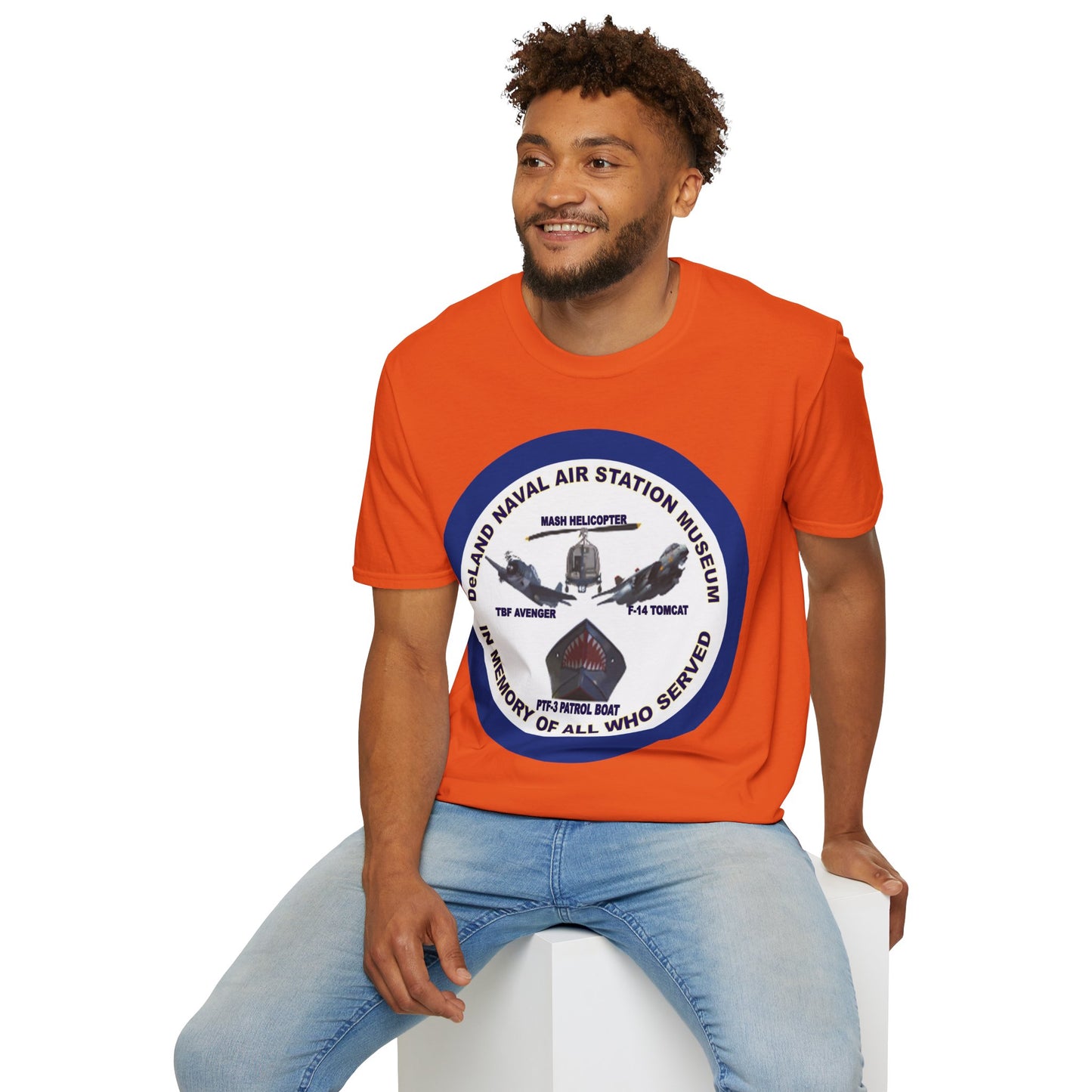 DNASM Student Art Navy Frame Lighter colors Unisex T-Shirt by theGreenDragonTavern.shop