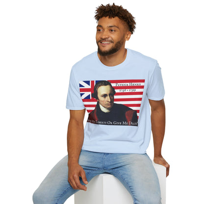 Patrick Henry Light colors Unisex T-Shirt by theGreenDragonTavern.shop