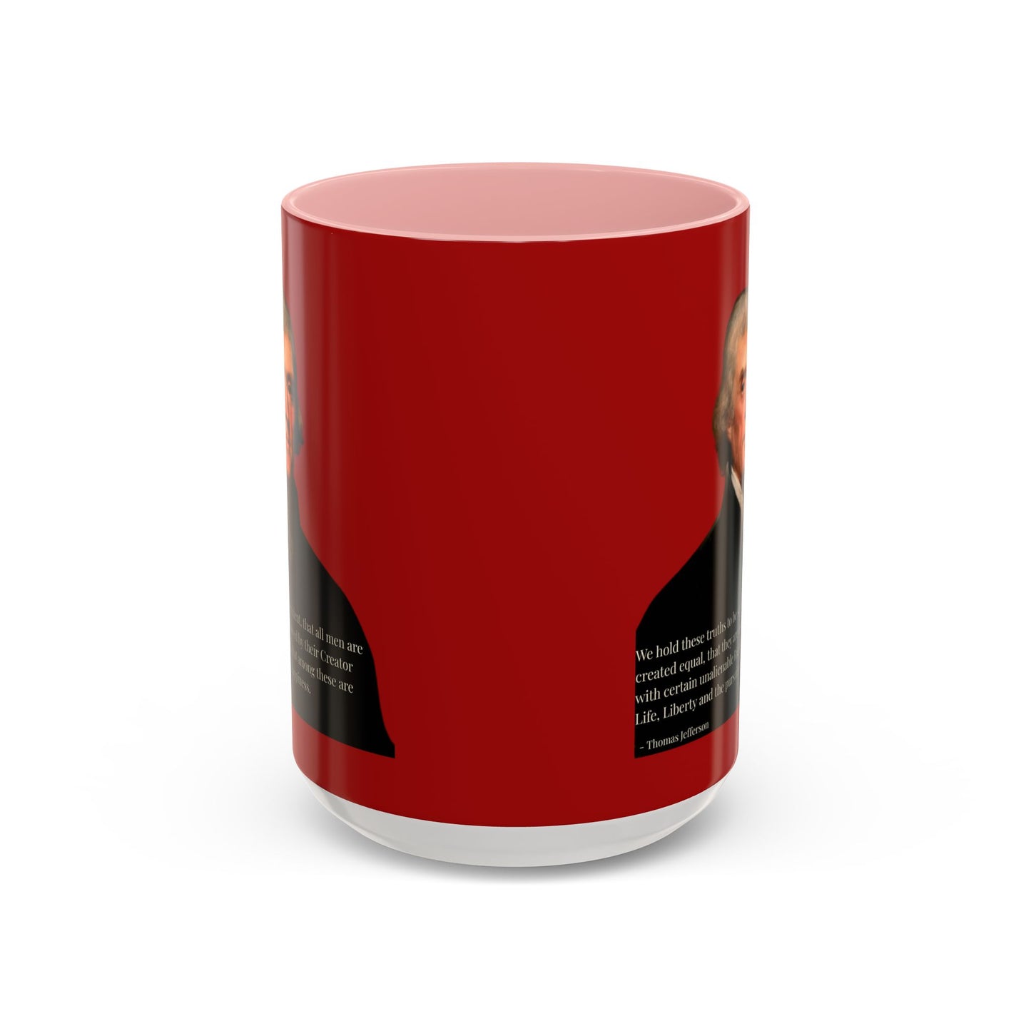 We hold these truths to be self-evident Red Accent Mug by theGreenDragonTavern.shop