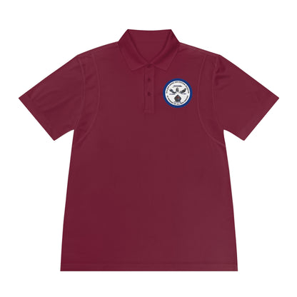 DNASM Student Art Navy Frame Sport Polo Shirt by theGreenDragonTavern.shop
