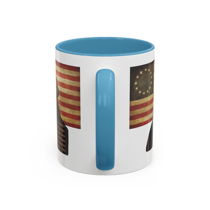 Washington's Earnest Prayer White Accent Mug by theGreenDragonTavern.shop