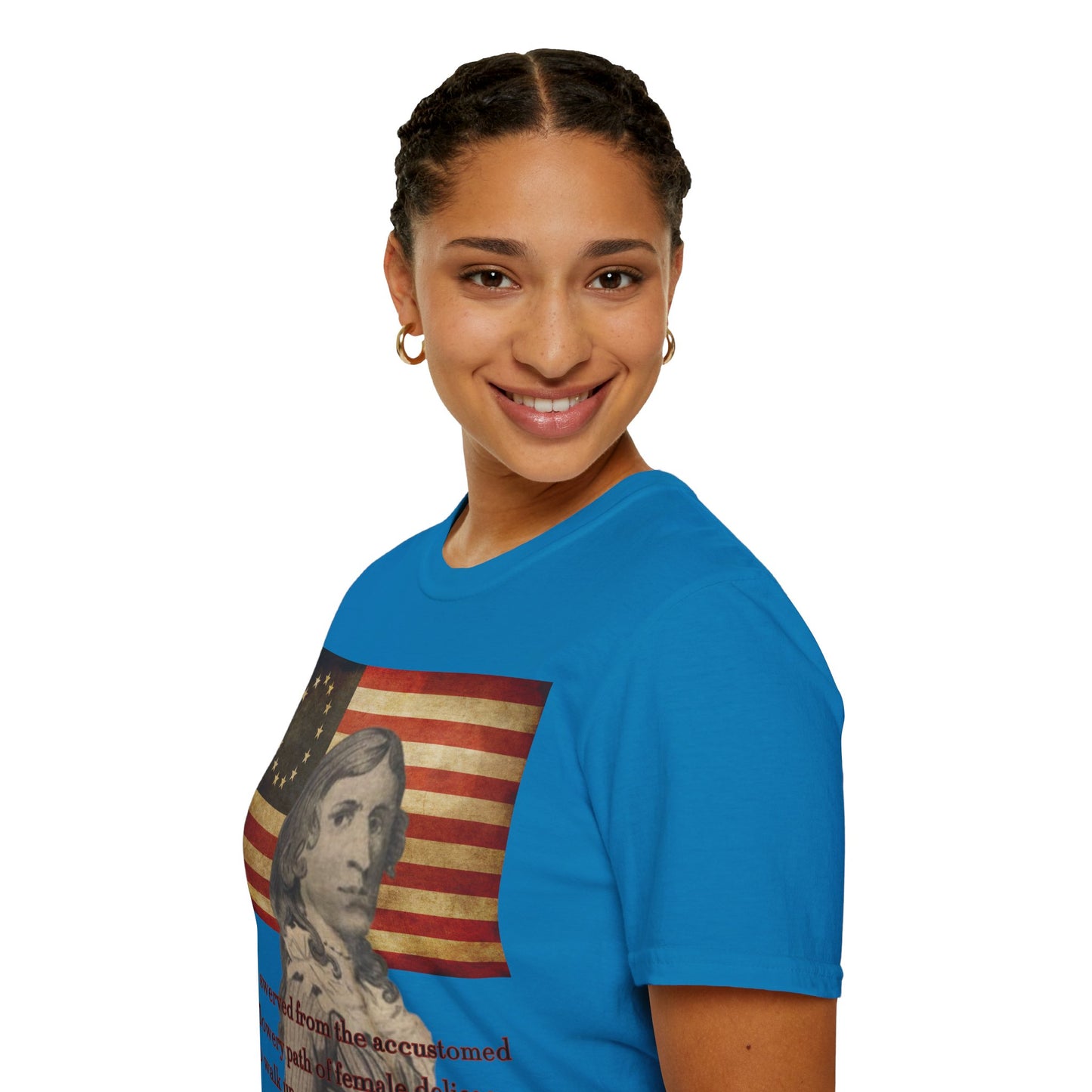 Deborah Sampson, America's Mulan Dark colors Unisex T-Shirt by theGreenDragonTavern.shop