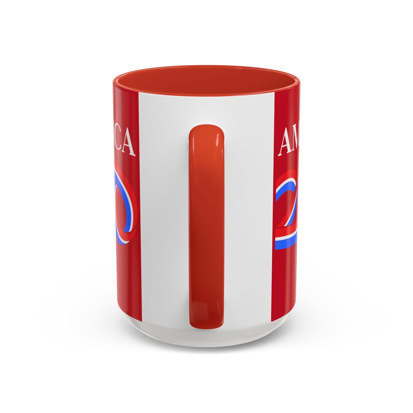 America 250 Red Accent Mug by theGreenDragonTavern.shop
