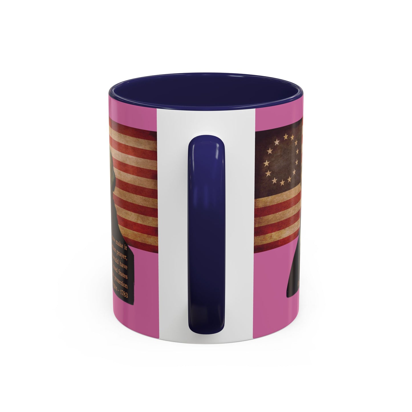 Washington's Earnest Prayer Pink Accent Mug by theGreenDragonTavern.shop
