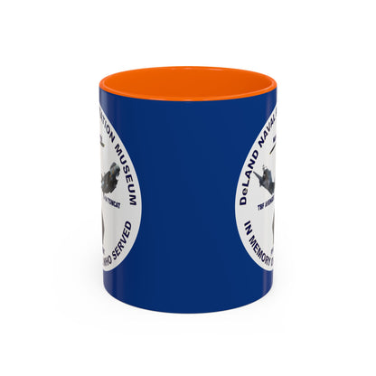 DNASM Student Art Blue Accent Mug by theGreenDragonTavern.shop