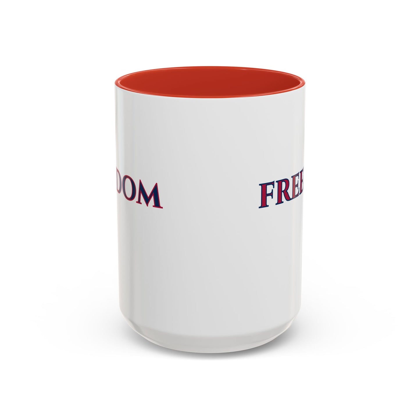Freedom, White Accent Mug by theGreenDragonTavern.shop