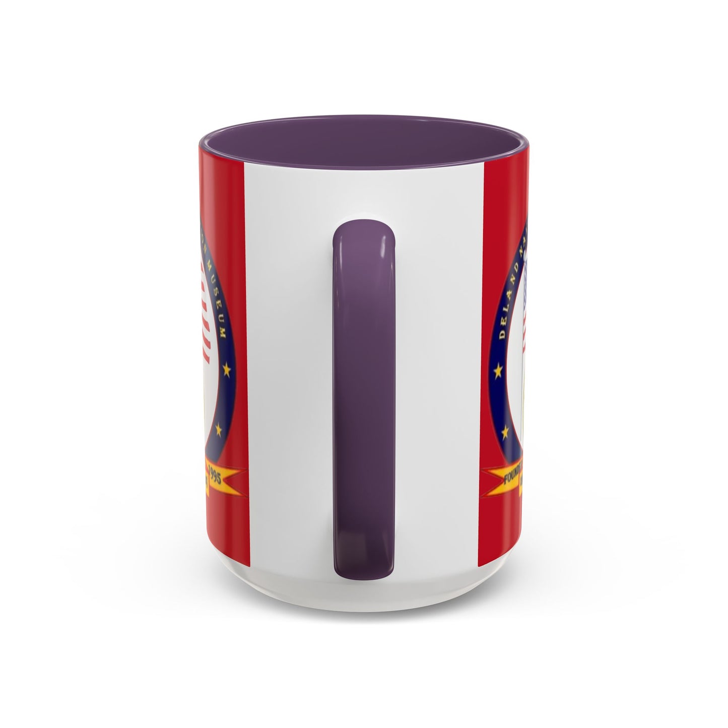 DeLand Naval Air Station Museum Red Accent Mug by theGreenDragonTavern.shop
