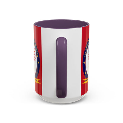 DeLand Naval Air Station Museum Red Accent Mug by theGreenDragonTavern.shop