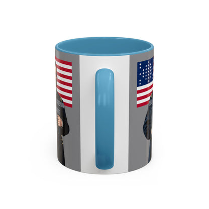 "Traitors and Patriots" Ulysses Grant Grey Accent Mug by theGreenDragonTavern.shop