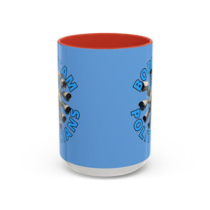 Bodycam the Politicians Cameras Blue Accent Mug by theGreenDragonTavern.shop
