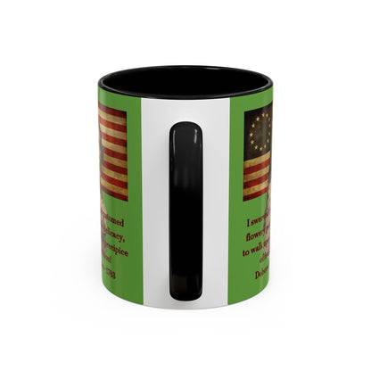 Deborah Sampson, America's Mulan Green Accent Mug by theGreenDragonTavern.shop