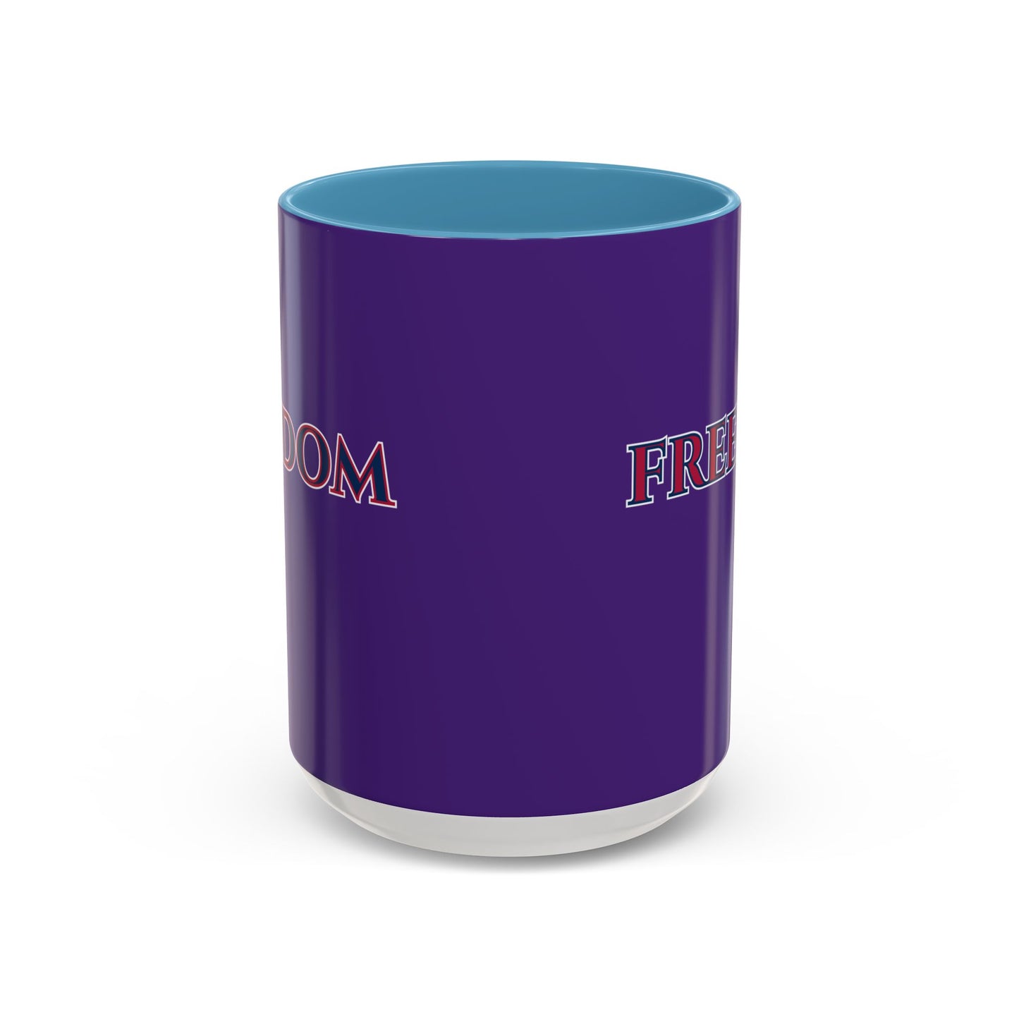Freedom, Dark Purple Accent Mug by theGreenDragonTavern.shop
