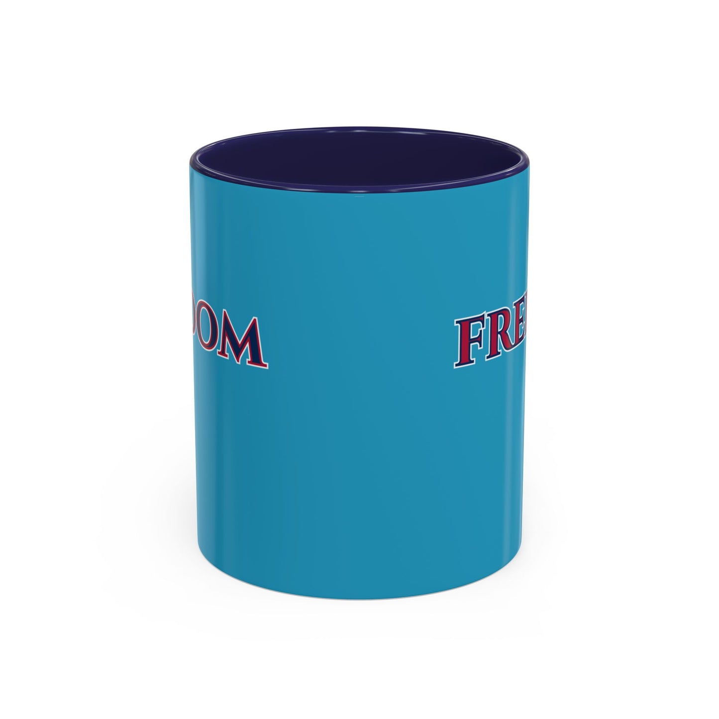 Freedom, Turquoise Accent Mug by theGreenDragonTavern.shop